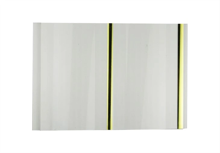Pure white PVC panel for wall decoration