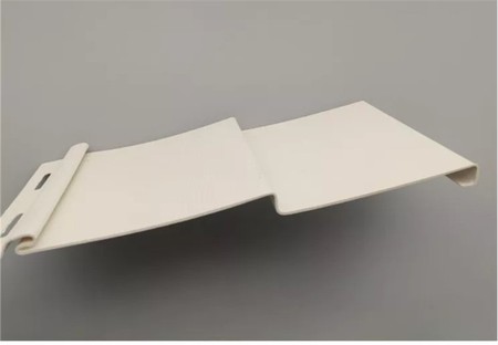 Pure white PVC vinyl siding