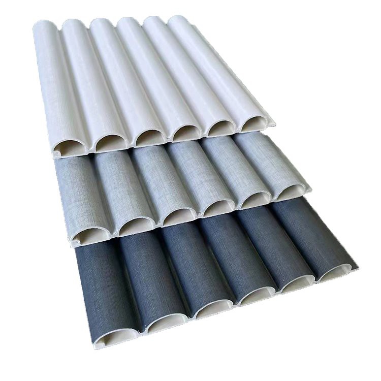 การออกแบบครึ่งวงกลม WPC ผนังแผง