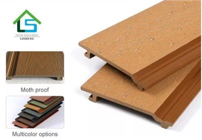 โมเดิร์น WPC ผนังหุ้มแผงตกแต่งบ้านคณะกรรมการ